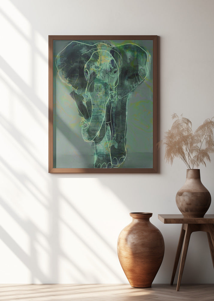 Teal Elephant