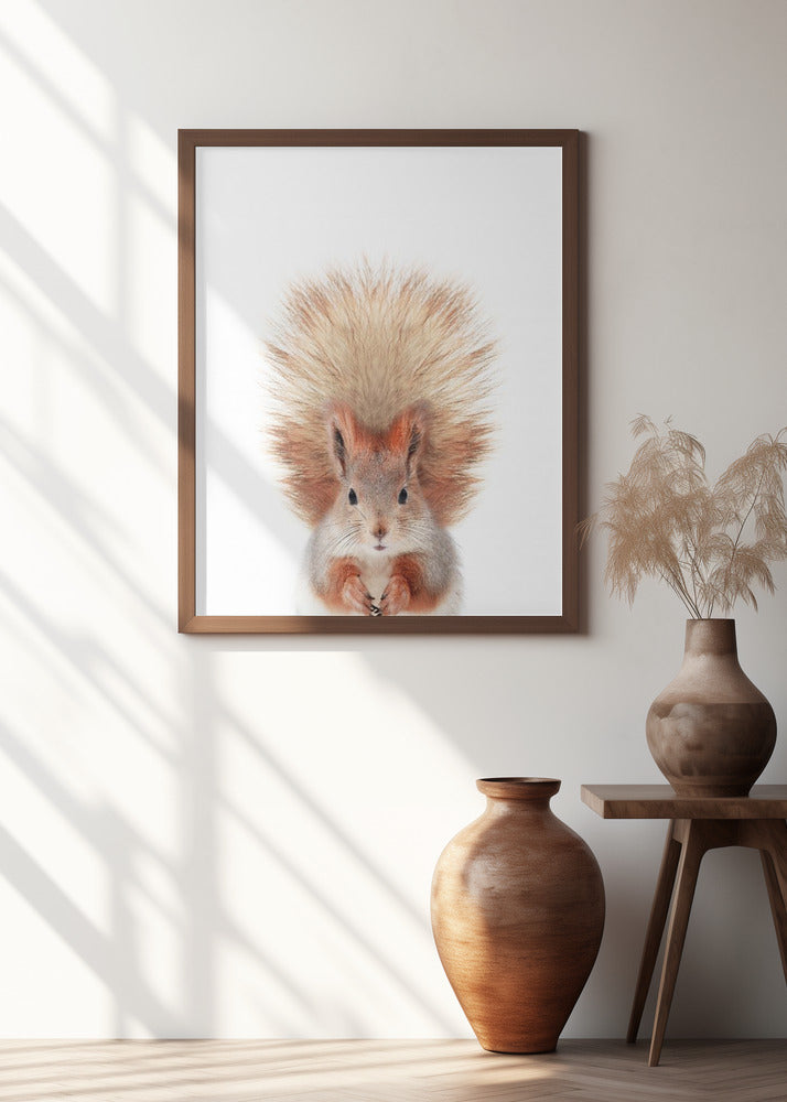 Canvas Art Print Baby Squirel