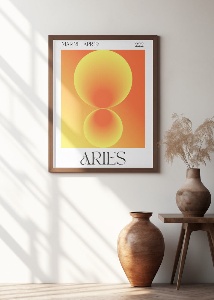 Gradient Circles in Orange Hues