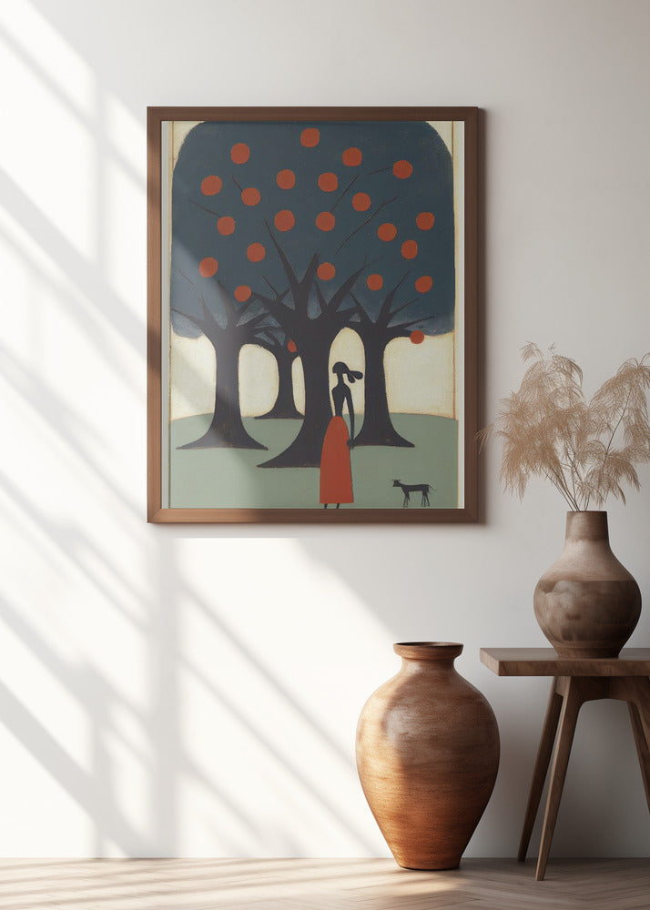 The Woman And The Apple Tree