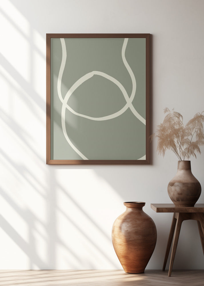 Art Prints of GREEN LINES 01