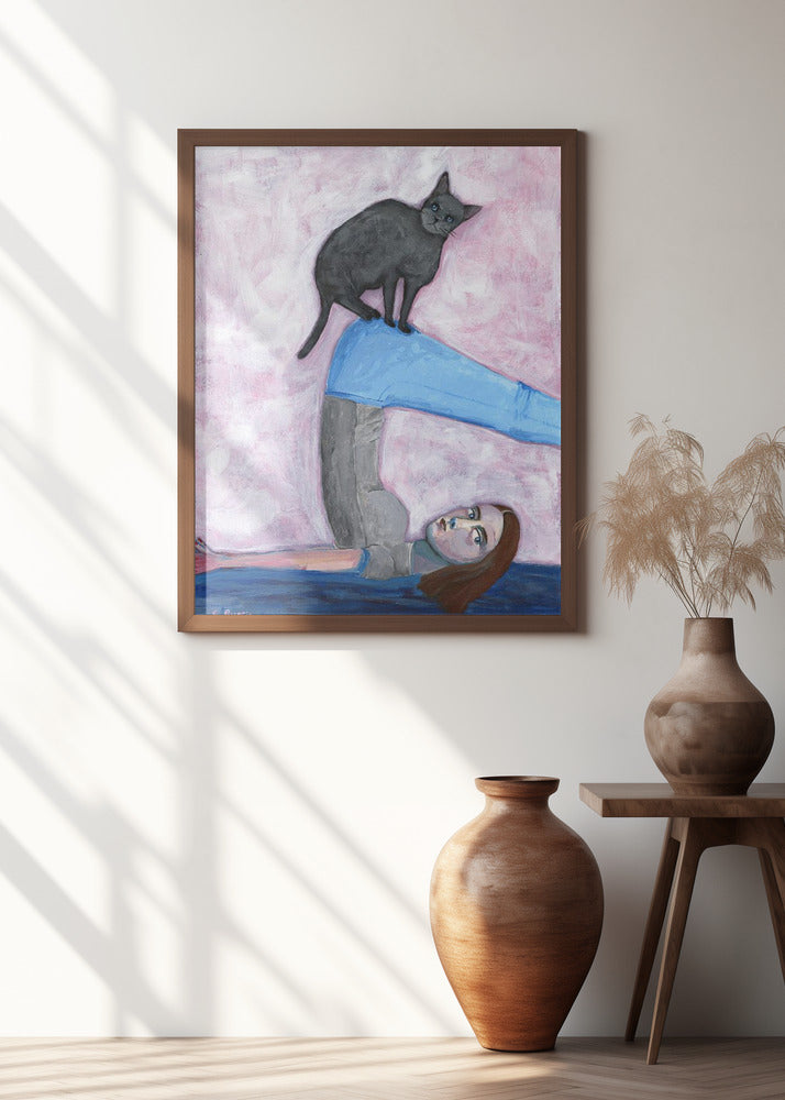 Yoga with my Cat
