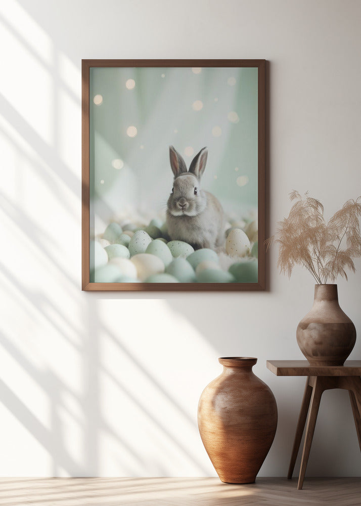Bunny and Pastel Eggs