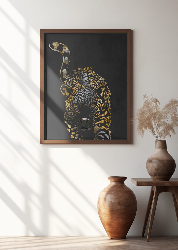 Black gold jaguar