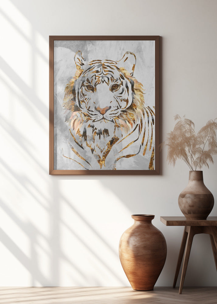 Golden Tiger and Concrete