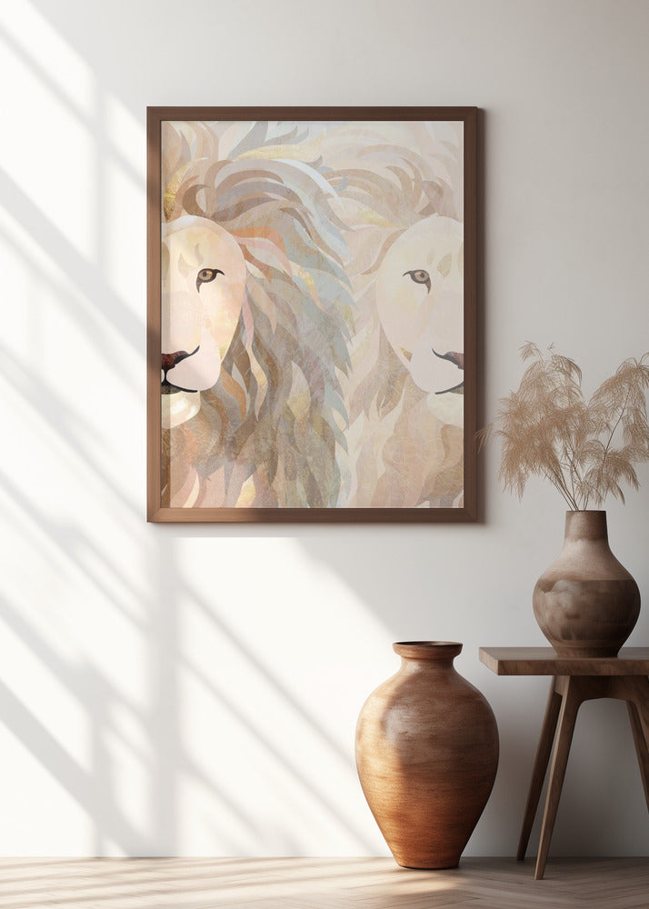 Lion half face 2