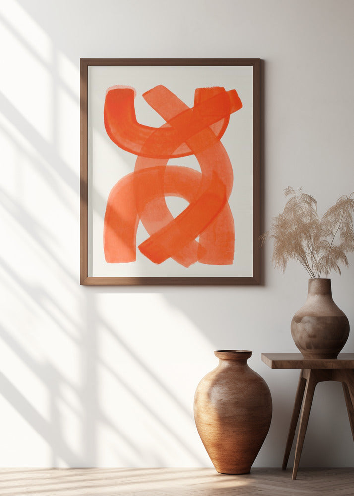 Art Prints of Orange Strokes