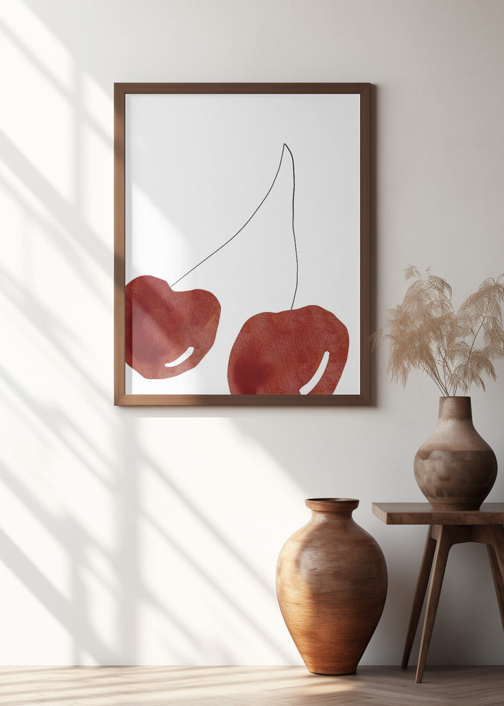 Isolated Cherries