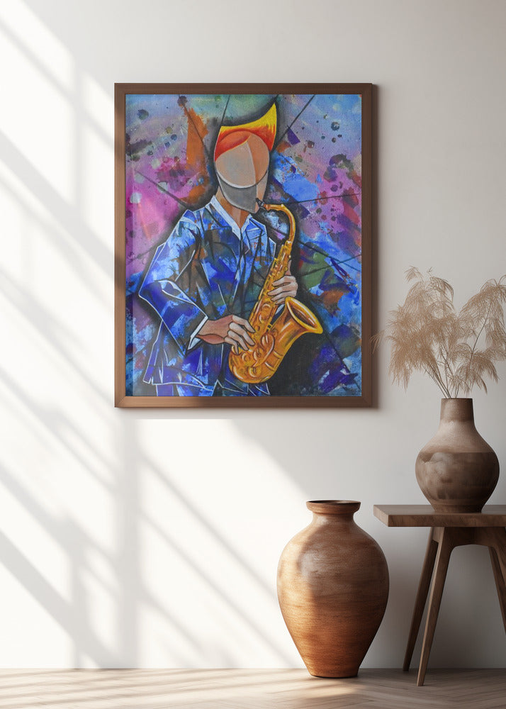 Jazz sax man