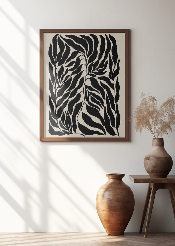 Black Leaf Silhouettes
