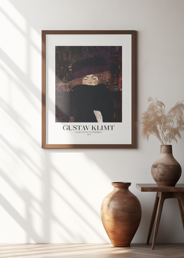 Dame Mit Hut Und Federboa (1909)  Poster