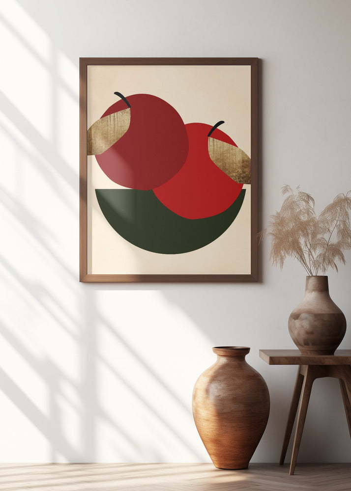 Two Red Apples