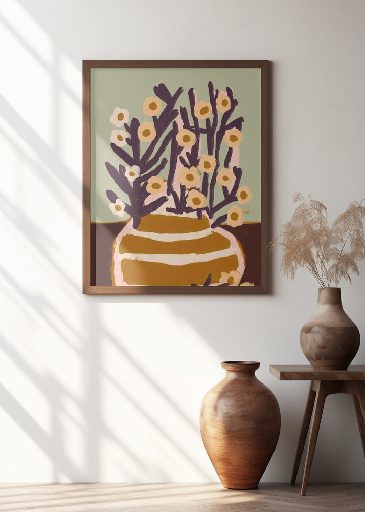Striped Vase Blooms