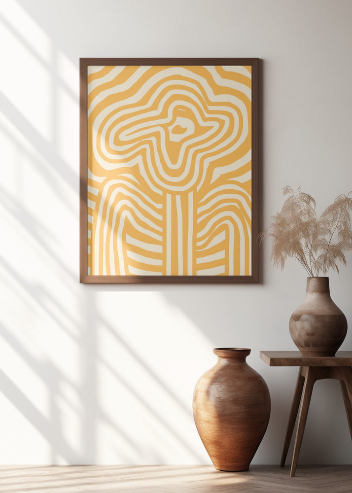 Yellow Striped Flower