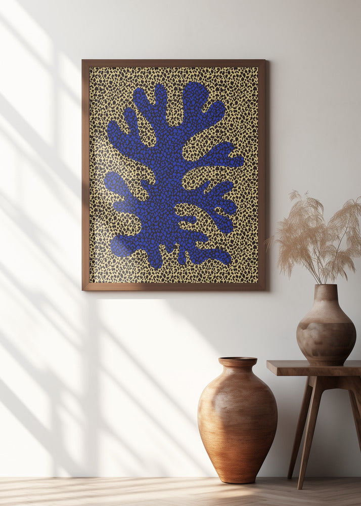 Blue and Yellow Coral pattern