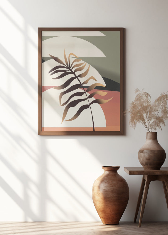 Glowing Palm Leaf