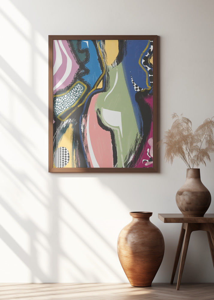 Colorful Abstract Bum
