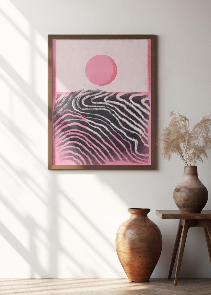 Pink Horizon Waves