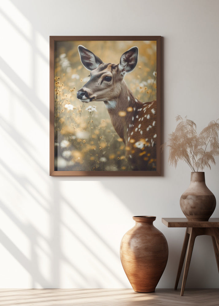 Doe in Wildflowers