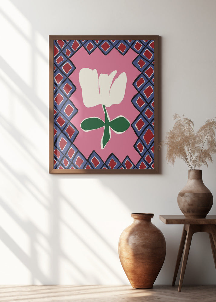 Petal plaid playtime I