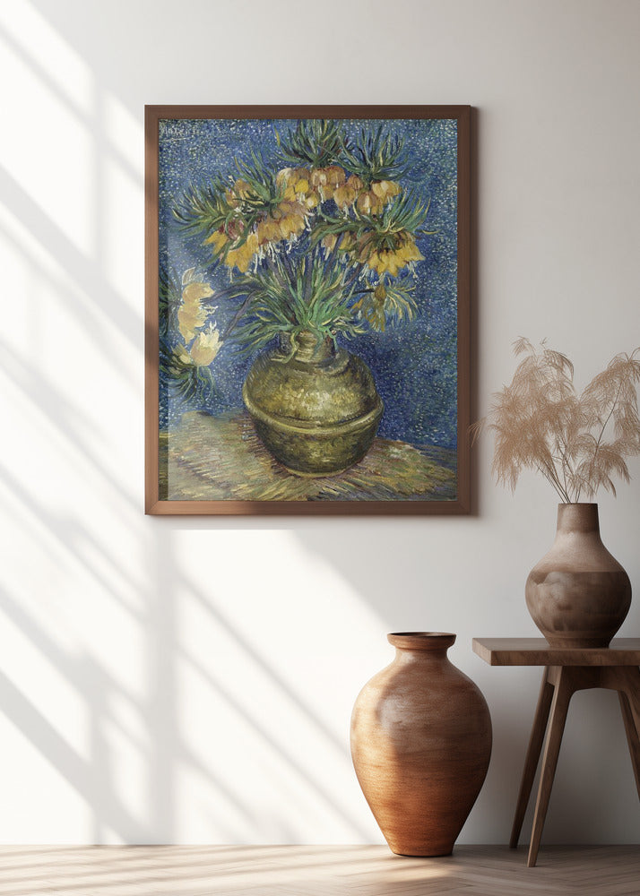Vincent Van Gogh's Imperial Fritillaries In a Copper Vase (1887)