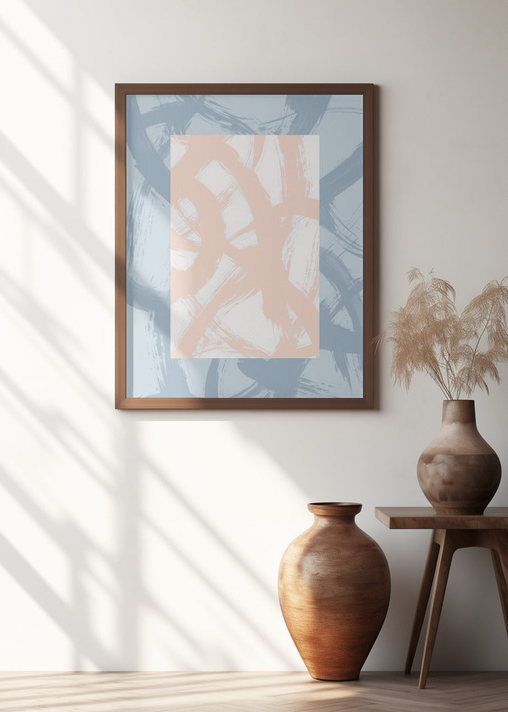 Art Prints of Abstract Brush Strokes 98A