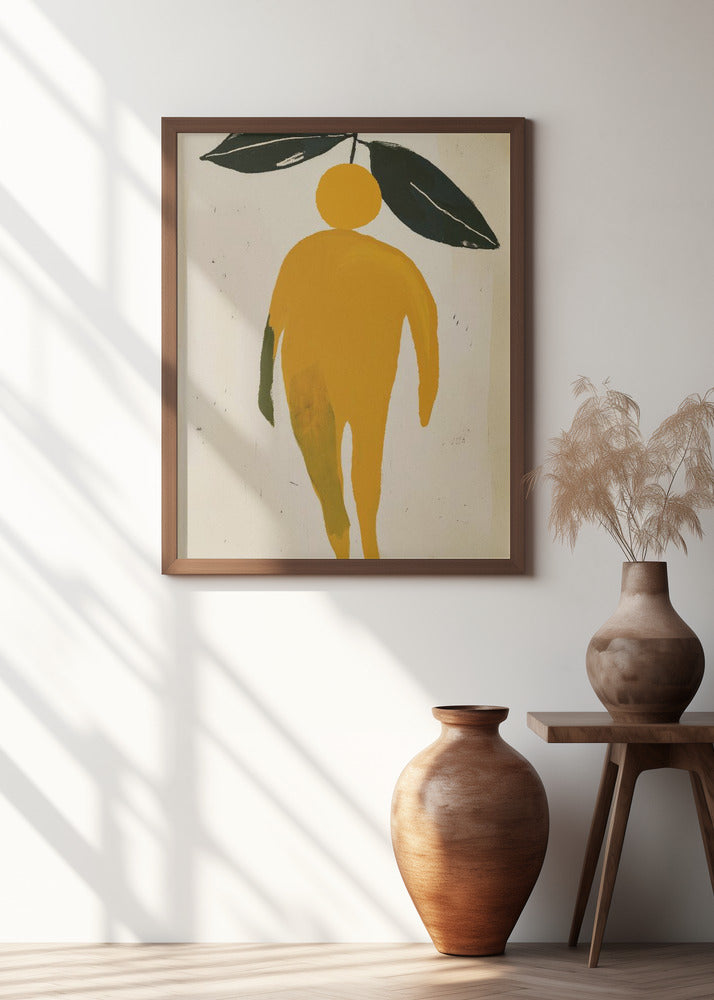 Orange Leaf Figure