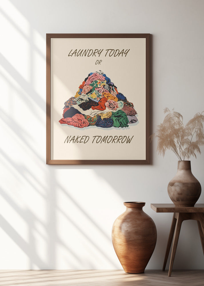 Art Prints of Laundry Naked Pictufy