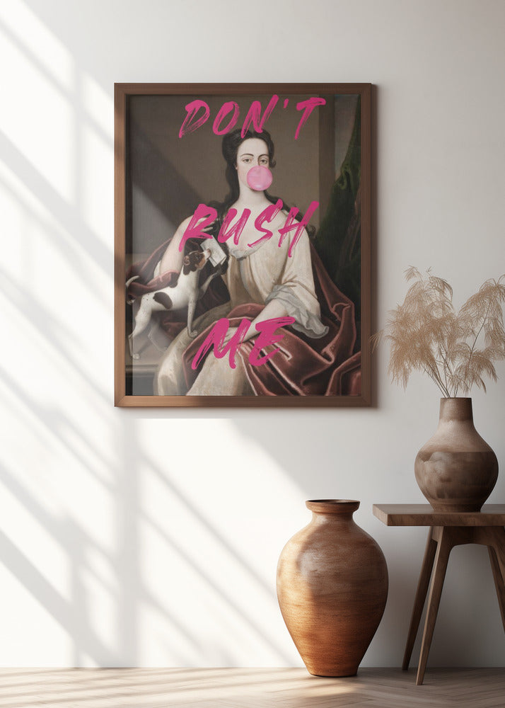 Dont Ruch Me / Altered Bubble Gum Art