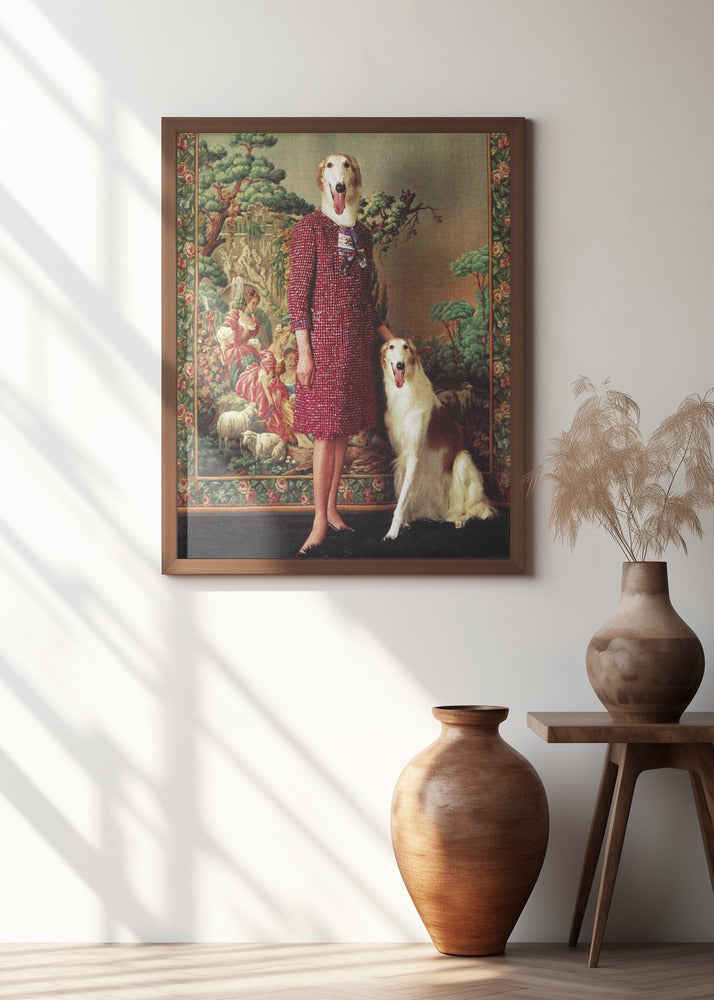Portrait - Saluki