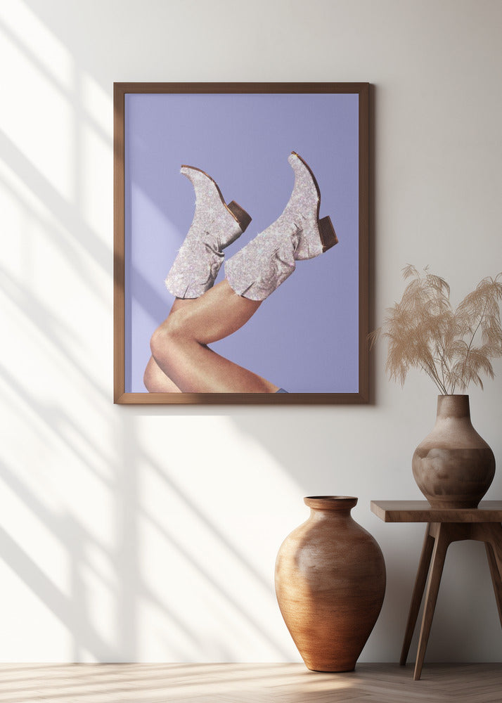 These Boots - Glitter Very Peri Periwinkle