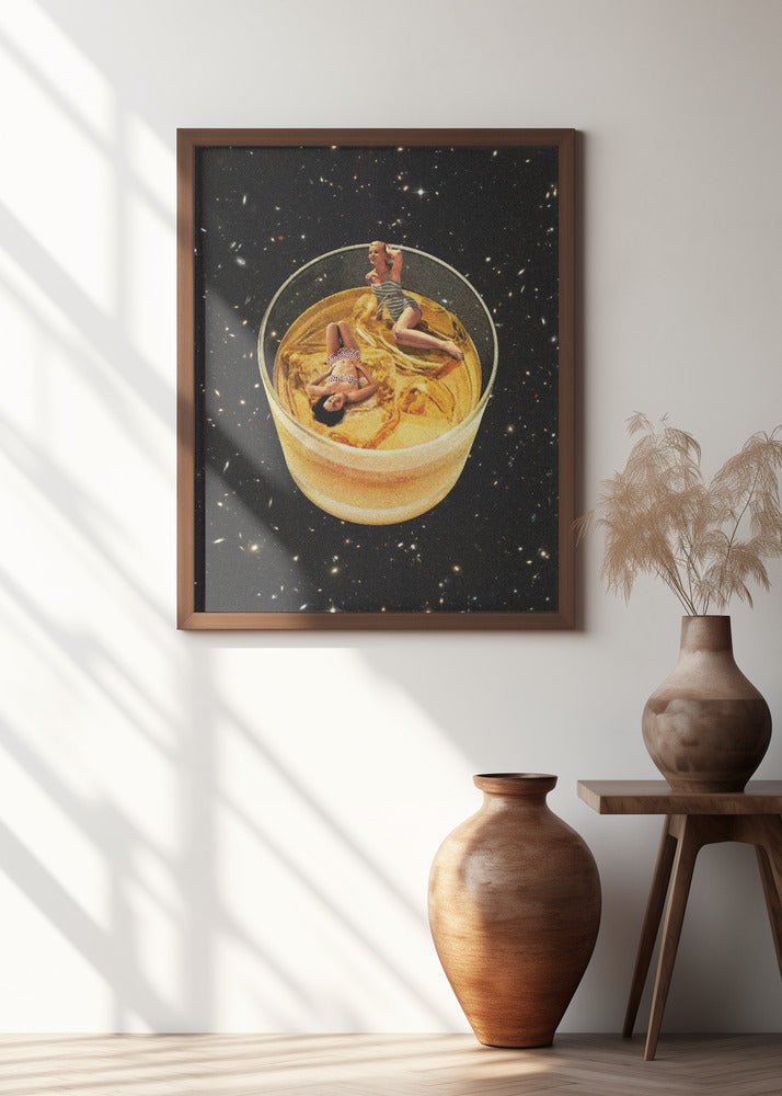 Art Prints of Whisky besties - On the rocks