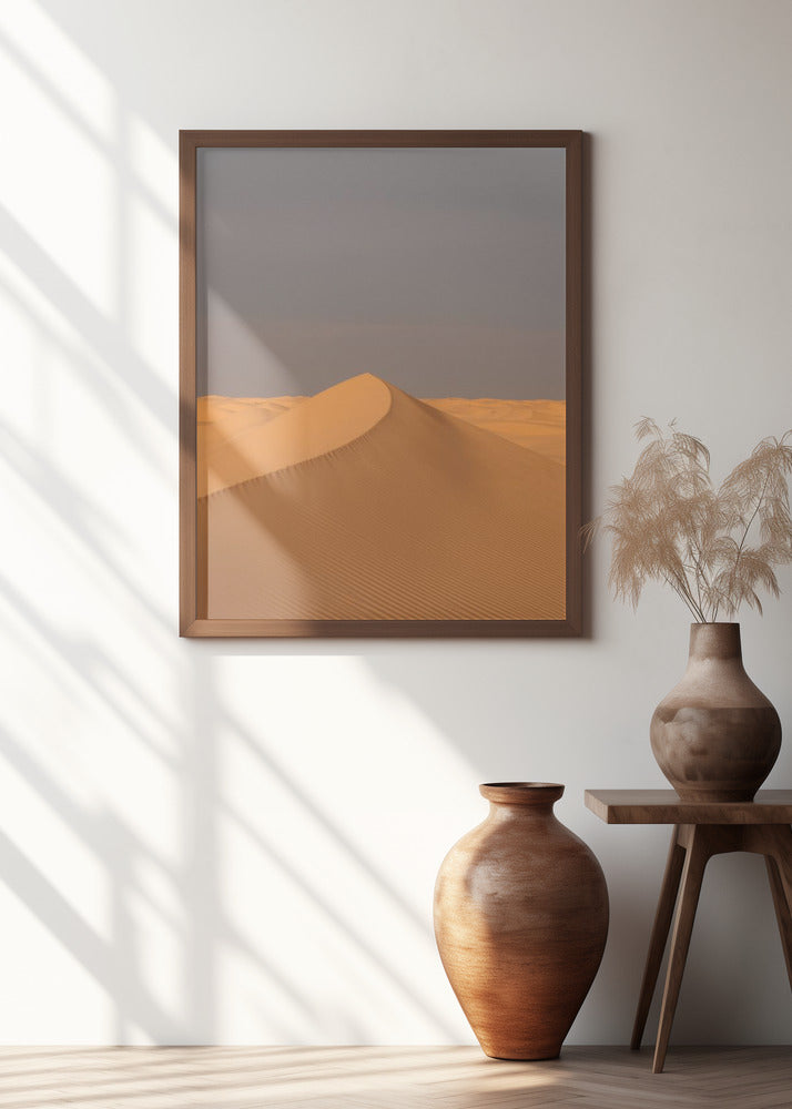 Sunset in the Sahara Desert