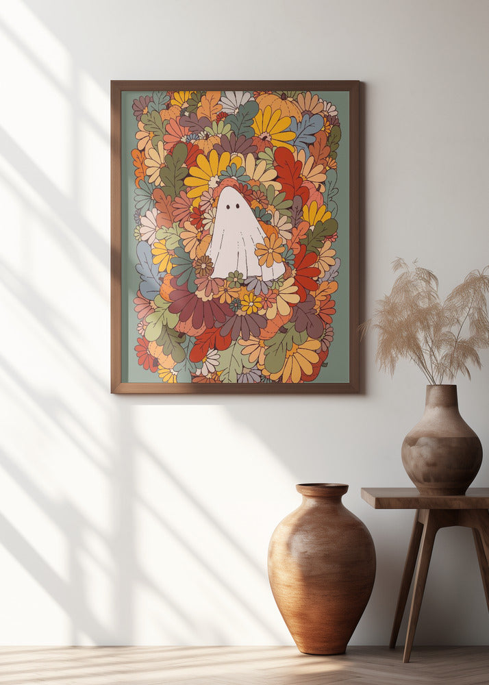 Ghost and Flowers
