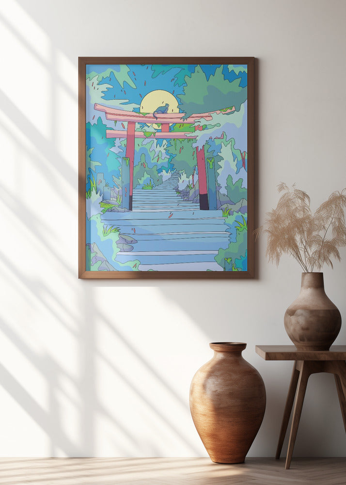 The Cat and the Torii Gate