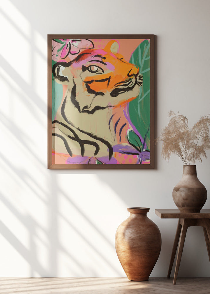 Vibrant Tiger Bloom