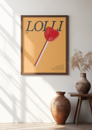Art Prints of Heart Lollipop
