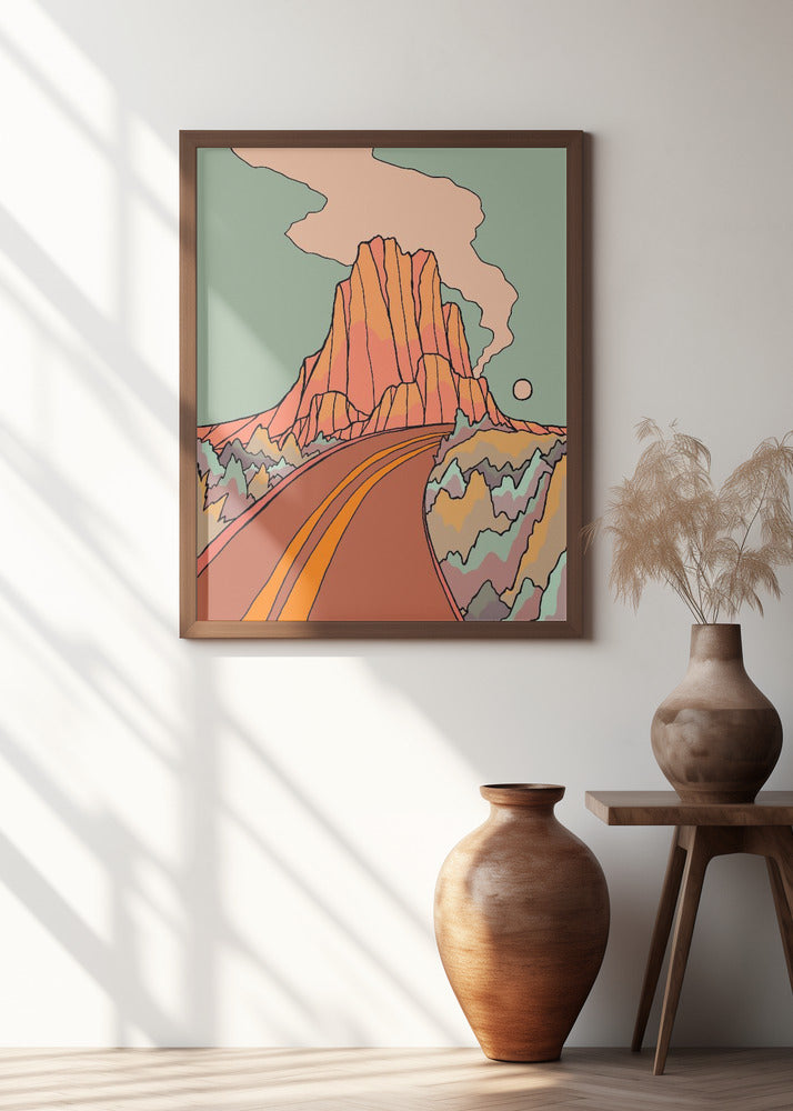 Road Past the Mountain