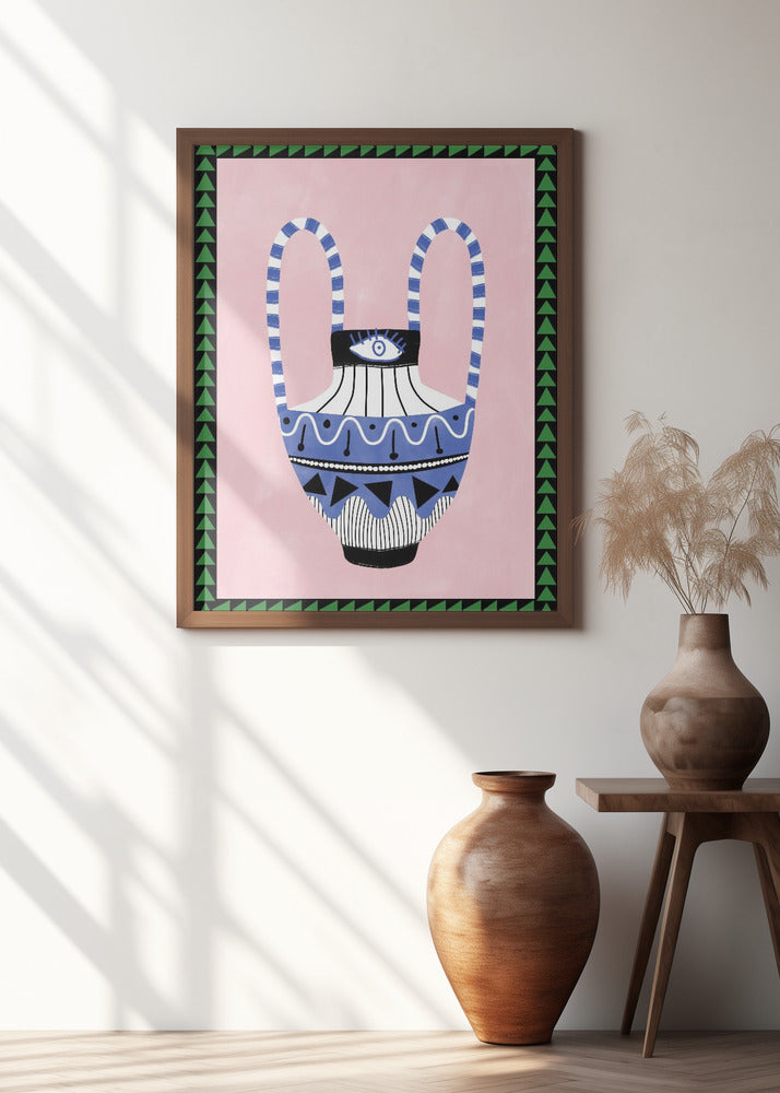 Colorful Geometric Vase