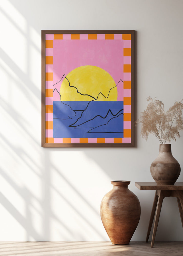 Retro Horizon Glow