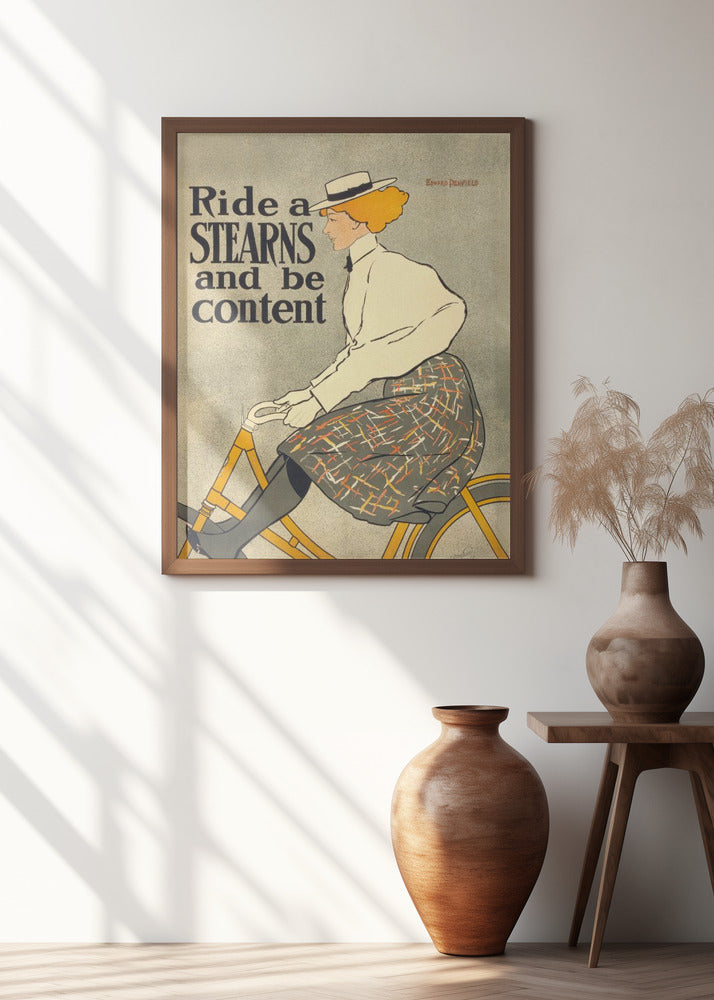 Ride a Stearns and Be Content (1896)