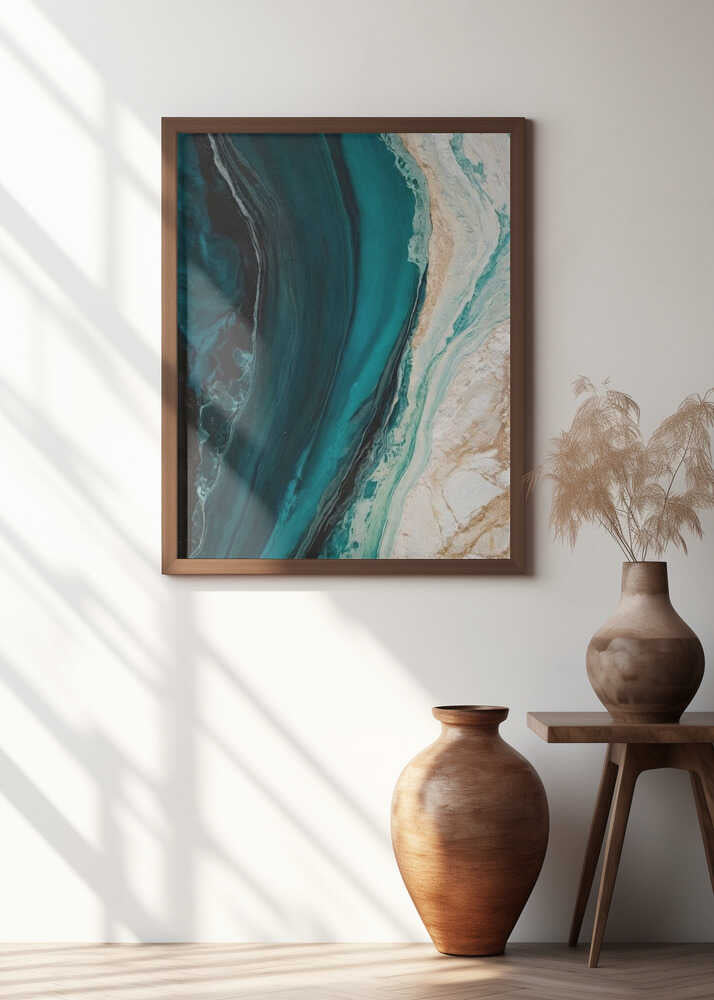 Oceanic Marble Flow