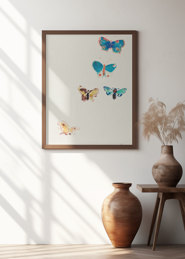 Five Butterflies