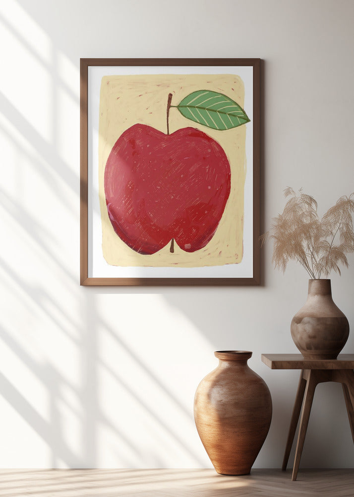 Big red apple