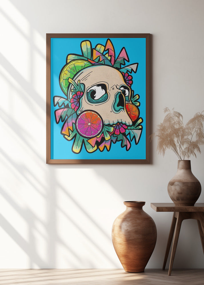 Summer Fruit Skull