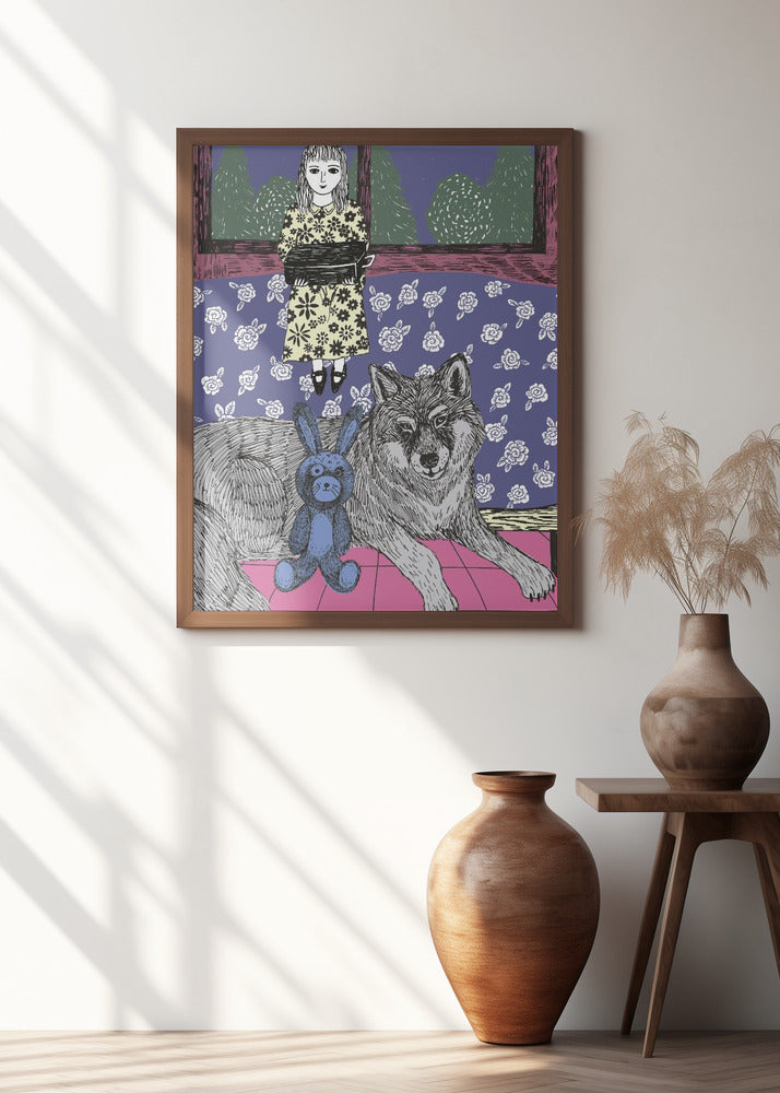 Girl With Wolf