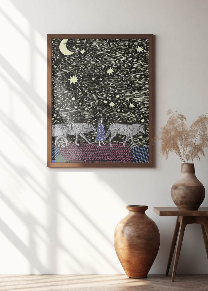 Girl With Wolves