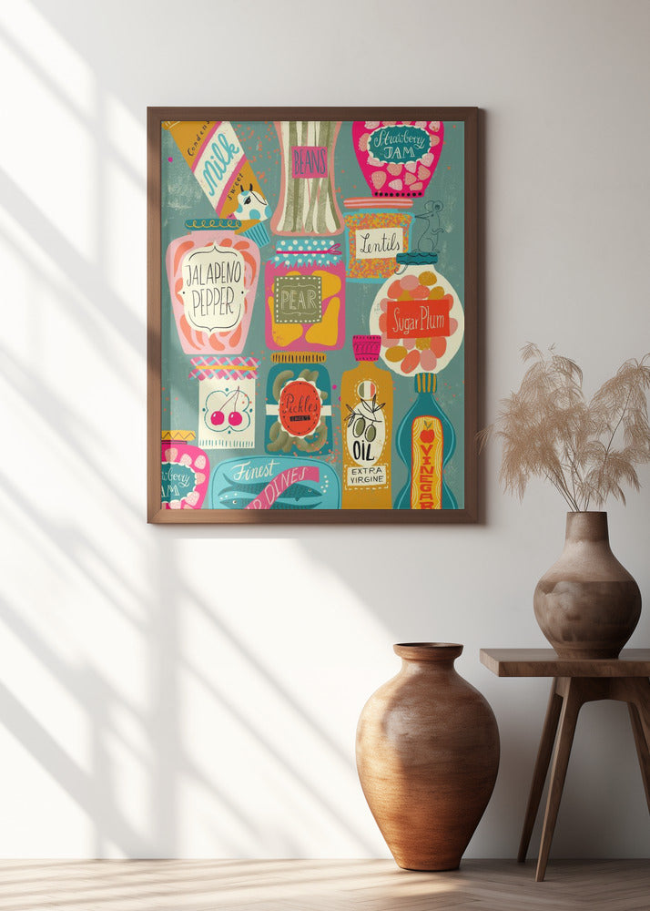 Colorful Pantry  Turquoise