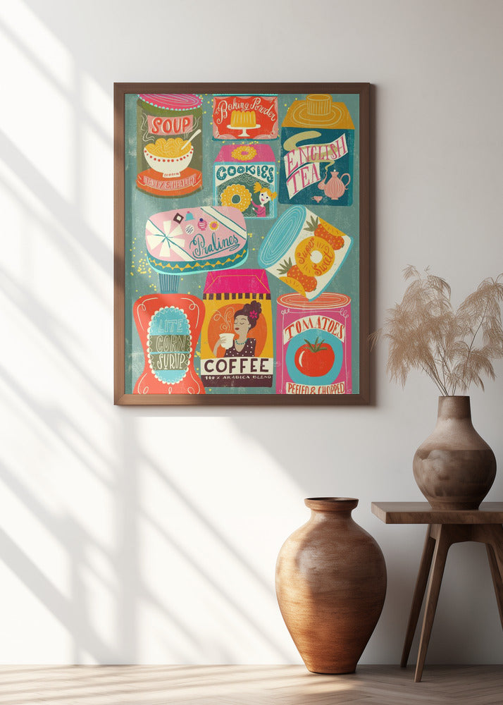 Colorful Pantry Turquoise