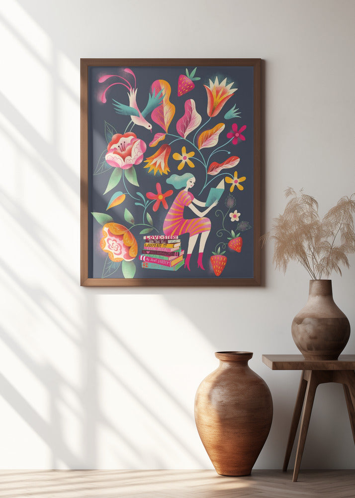 Folk Art Garden Reading